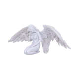 White Angels Offering Kneeling Caped Angel Figurine: 3 - Figures & Collectables By Gift Moments