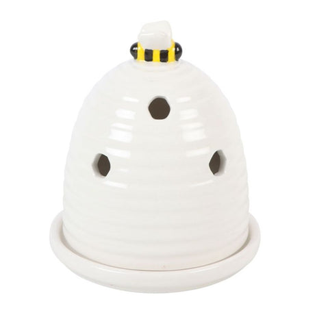 White Beehive Incense Cone Holder: 5 - Incense Holders By Gift Moments