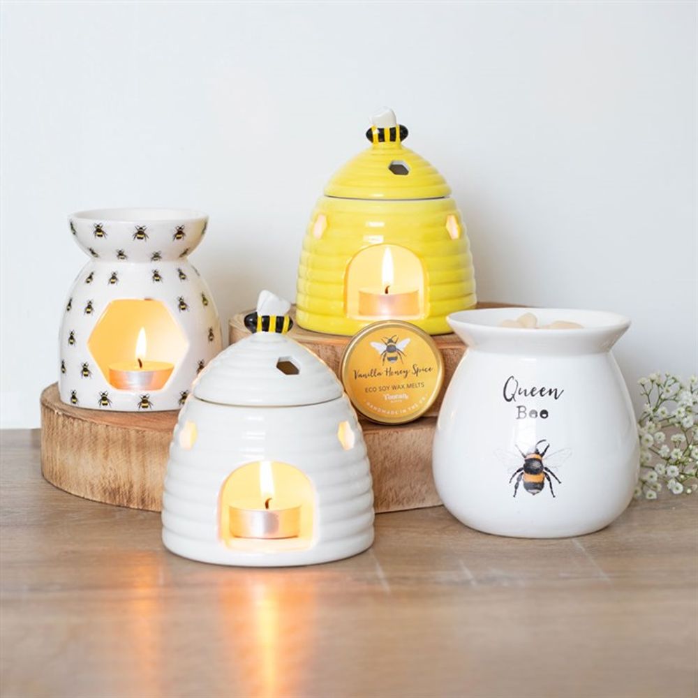 White Beehive Oil Burner: 6 - Oil & Wax Burners By Gift Moments