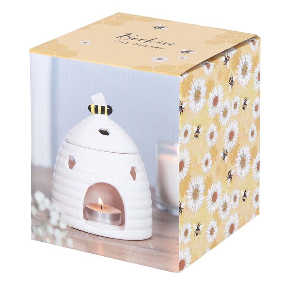 White Beehive Oil Burner: 5 - Oil & Wax Burners By Gift Moments