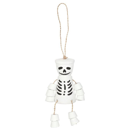 Skeleton Terracotta Hanging Pot Man: 2 - Garden Ornaments By Gift Moments