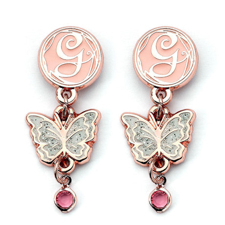 Wicked Rose Gold Plated Glinda Butterfly Earrings: 1 - Jewellery By Wicked