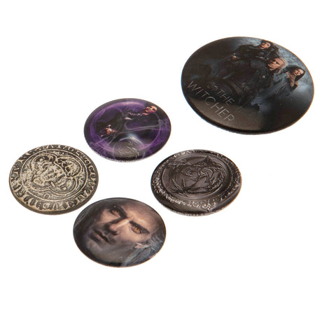 The Witcher Badge Set: 2 - Badges By The Witcher