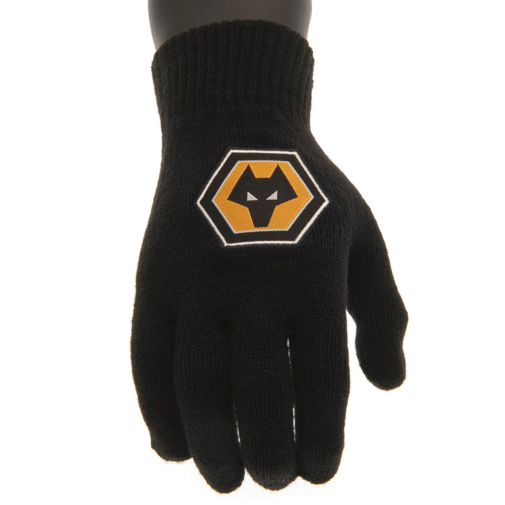 Wolverhampton Wanderers FC Knitted Gloves Junior: 2 - Gloves By Wolverhampton Wanderers