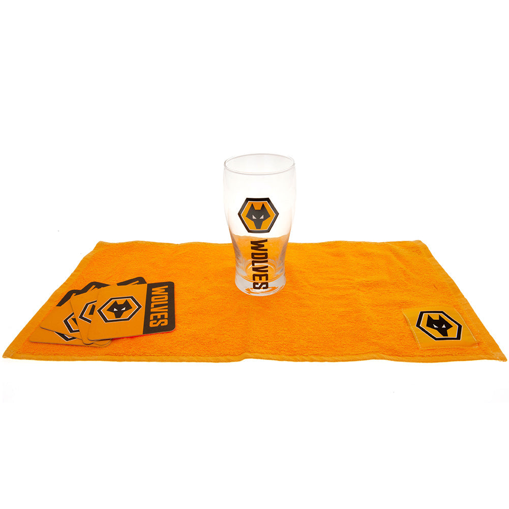 Wolverhampton Wanderers FC Mini Bar Set: 2 - Barware By Wolverhampton Wanderers