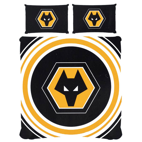 Wolverhampton Wanderers FC Pulse Double Duvet Set: 1 - Bedroom By Wolverhampton Wanderers