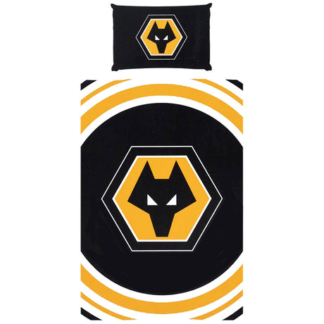 Wolverhampton Wanderers FC Pulse Single Duvet Set: 1 - Bedroom By Wolverhampton Wanderers