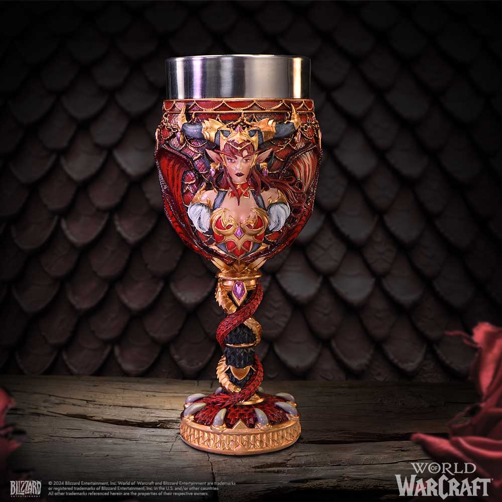 World of Warcraft Alextrasza queen of all dragons Collectible Goblet: 1 - Goblets & Chalices By World Of Warcraft