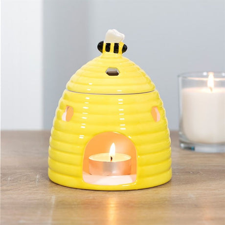 Yellow Beehive Oil Burner: 1 - Oil & Wax Burners By Gift Moments