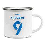 Personalised Blackburn Rovers FC Enamel Mug: 1 - Mugs By Blackburn Rovers