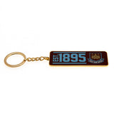 West Ham United FC Keyring EST - Founding Year Design - Keyrings at Gift Moments