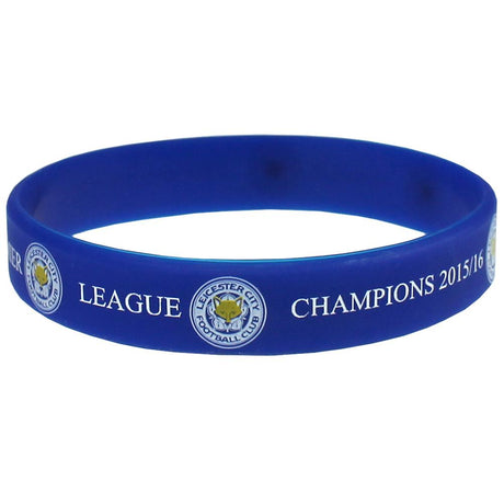 Leicester City FC Silicone Wristband Champions - Accessories at Gift Moments