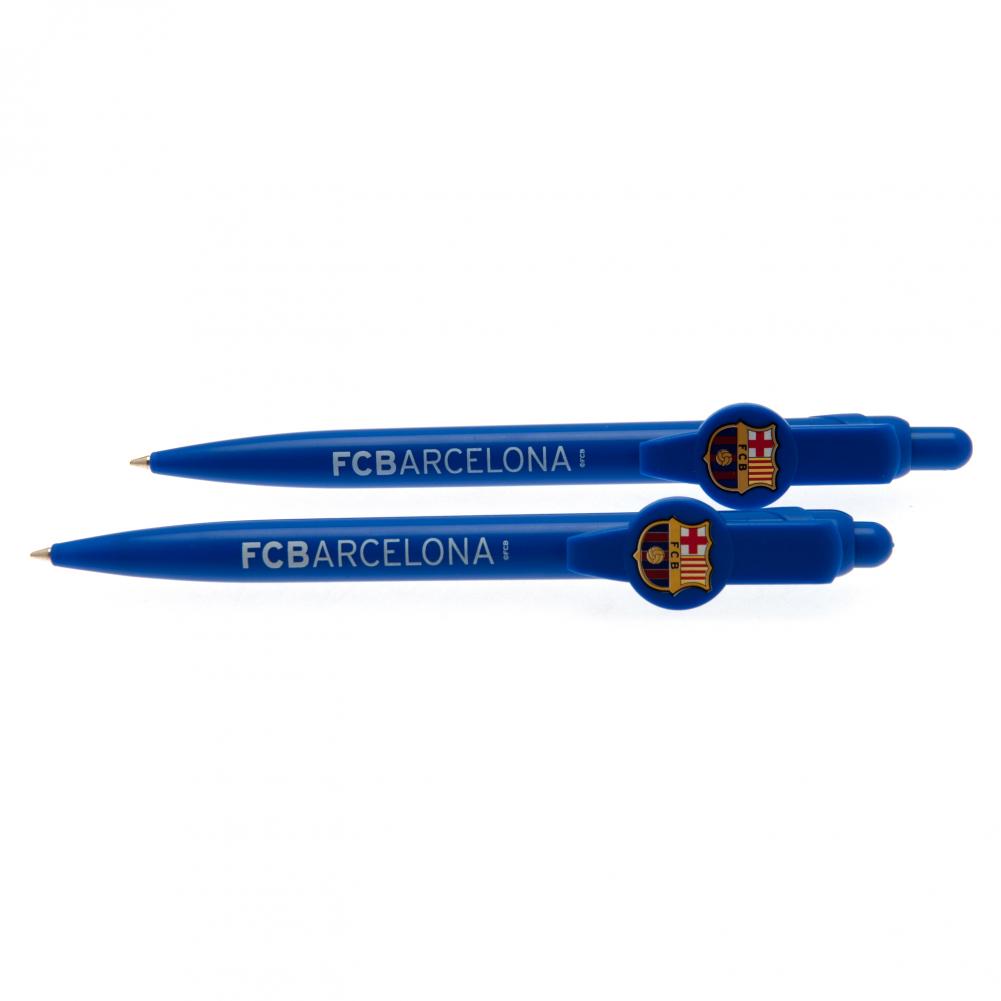 FC Barcelona 2pk Pen Set: Official Licensed Ballpoint Pens - Pens & Pencils at Gift Moments