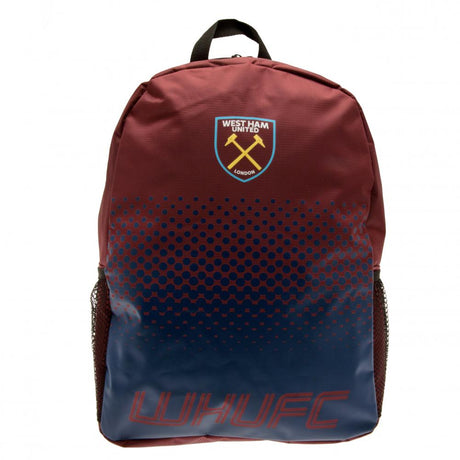 West Ham United FC Fade Design Backpack - Bags at Gift Moments