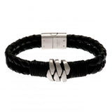 Leicester City FC Leather Bracelet - Twin Rope Design - Jewellery at Gift Moments