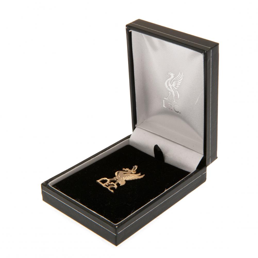 Liverpool FC 9ct Gold Pendant Liverbird Medium - A Symbol of Pride - Jewellery at Gift Moments