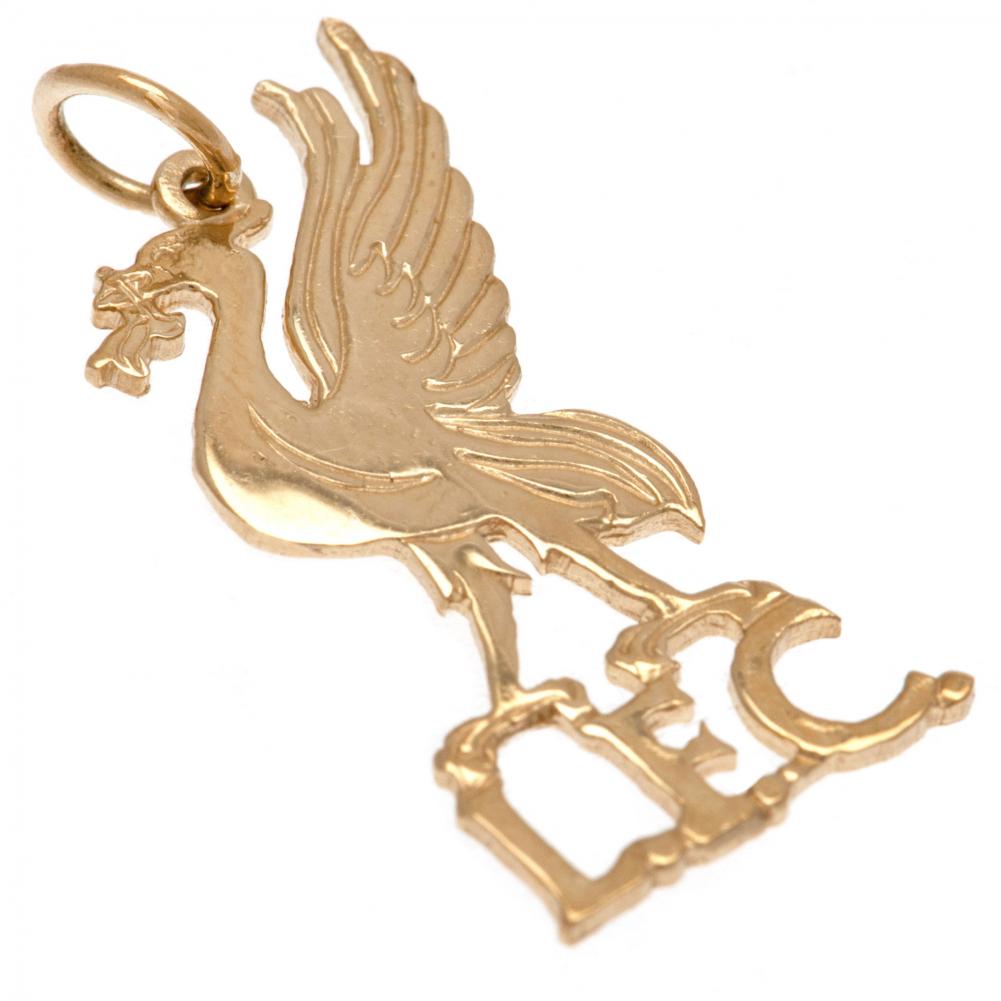 Liverpool FC 9ct Gold Pendant Liverbird Medium - A Symbol of Pride - Jewellery at Gift Moments