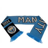 Manchester City FC Scarf NR - Sky Blue and Navy - Scarves at Gift Moments