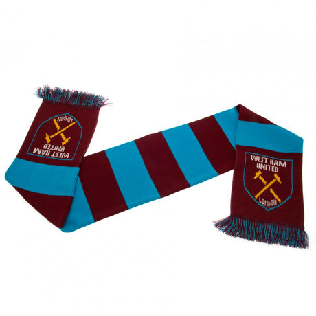 West Ham United FC Bar Scarf NB - Scarves at Gift Moments