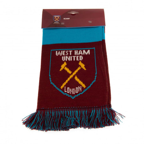 West Ham United FC Bar Scarf NB - Scarves at Gift Moments