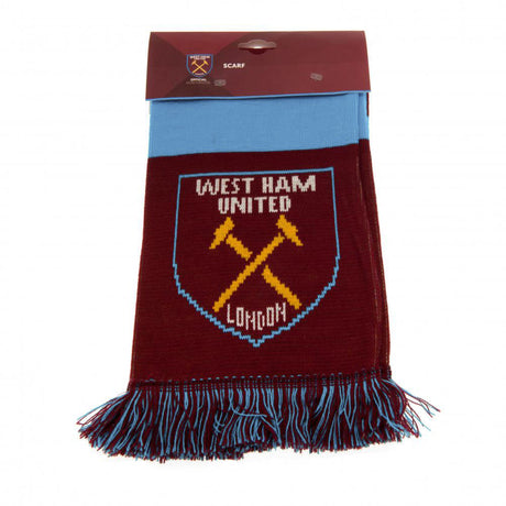 West Ham United FC Bar Scarf NB - Scarves at Gift Moments