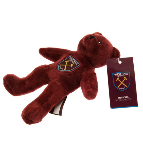 West Ham United FC Mini Bear - Soft Plush Companion - Teddy Bears & Soft Toys at Gift Moments