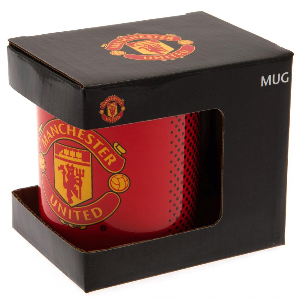 Manchester United FC Fade Design Mug: 5 - Mugs By Manchester United