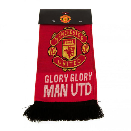 Manchester United FC Scarf GG - Glory Glory Man Utd - Scarves at Gift Moments