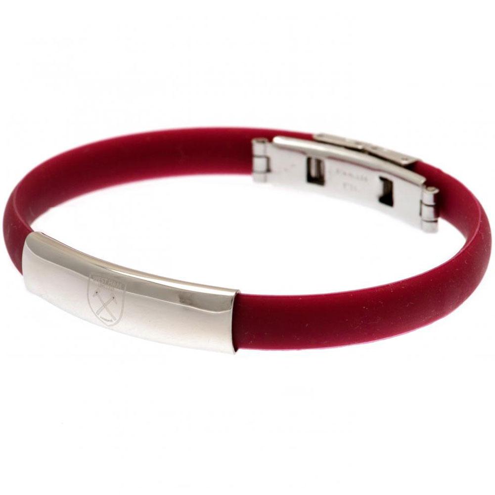 West Ham United FC Colour Silicone Bracelet - Jewellery at Gift Moments