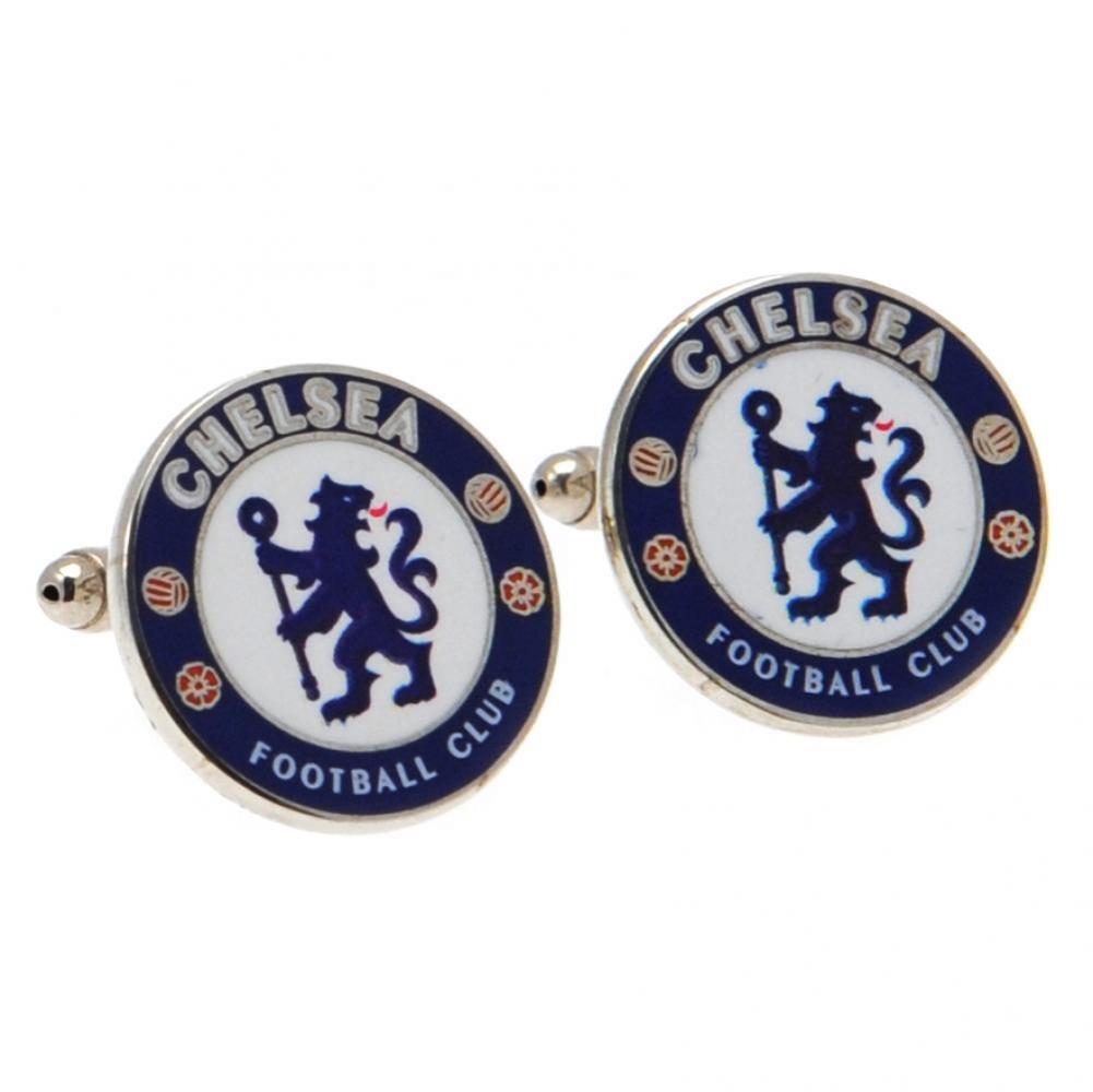 Chelsea FC Enamel Cufflinks - Cufflinks & Tie Slides at Gift Moments