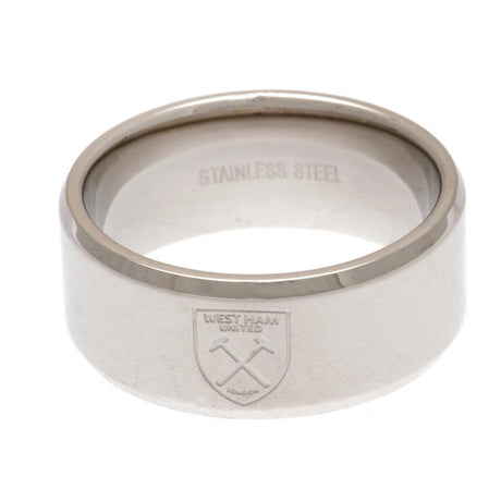 West Ham United FC Band Ring Small - Jewellery at Gift Moments