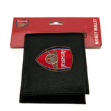 Arsenal FC Embroidered Wallet - Black PU - Wallets at Gift Moments