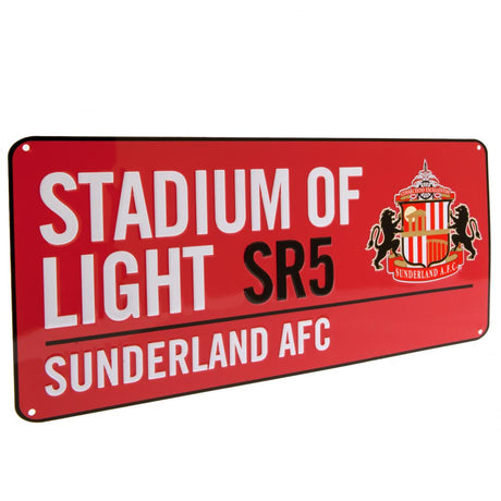 Sunderland AFC Street Sign RD - Signs & Plaques at Gift Moments