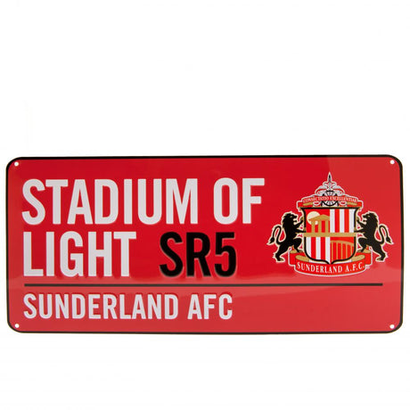 Sunderland AFC Street Sign RD - Signs & Plaques at Gift Moments