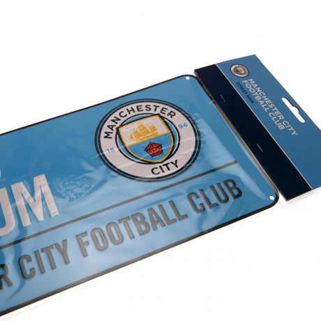 Manchester City FC Street Sign BL - Signs & Plaques at Gift Moments