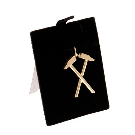 West Ham United FC 9ct Gold Pendant Hammers - Jewellery at Gift Moments