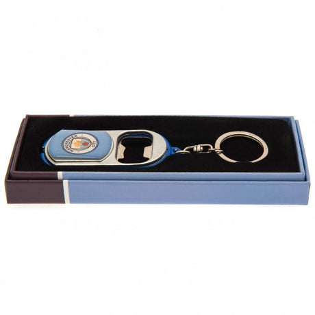 Manchester City FC Keyring Torch Bottle Opener - Keyrings at Gift Moments