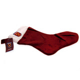 West Ham United FC Christmas Stocking - Claret & Crest - Christmas at Gift Moments