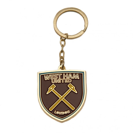 West Ham United FC Crest Keyring - Keyrings at Gift Moments