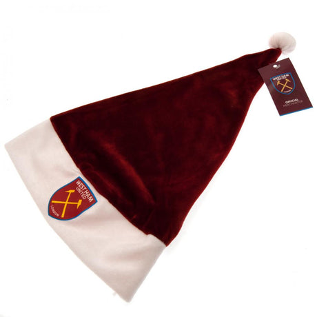 West Ham United FC Santa Hat - Christmas at Gift Moments