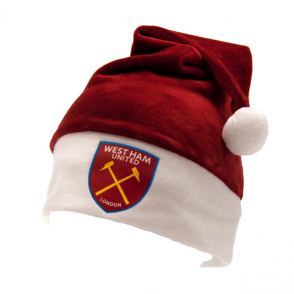 West Ham United FC Santa Hat - Christmas at Gift Moments