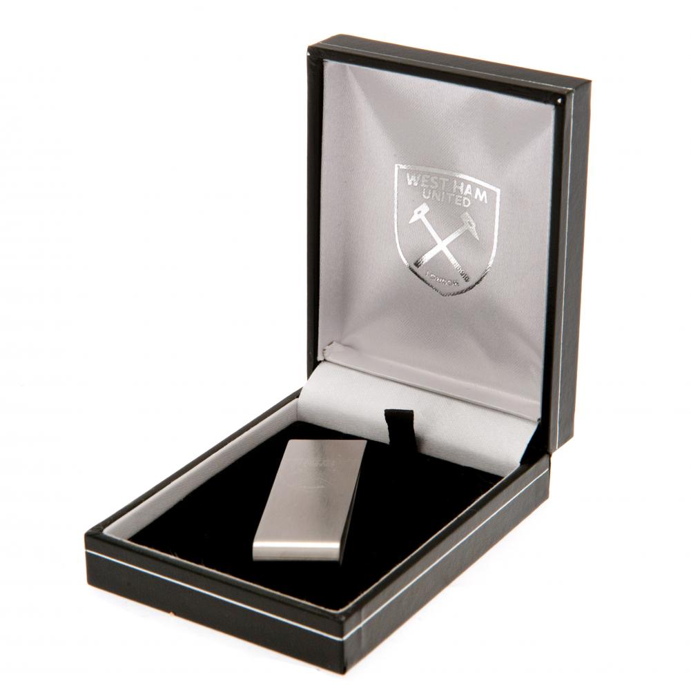 West Ham United FC Money Clip - Sleek Stainless Steel Accessory - Wallets & Money Clips at Gift Moments