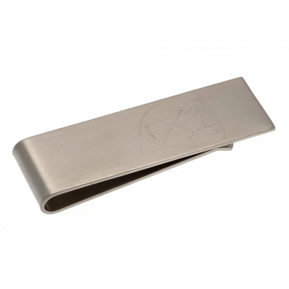 West Ham United FC Money Clip - Sleek Stainless Steel Accessory - Wallets & Money Clips at Gift Moments