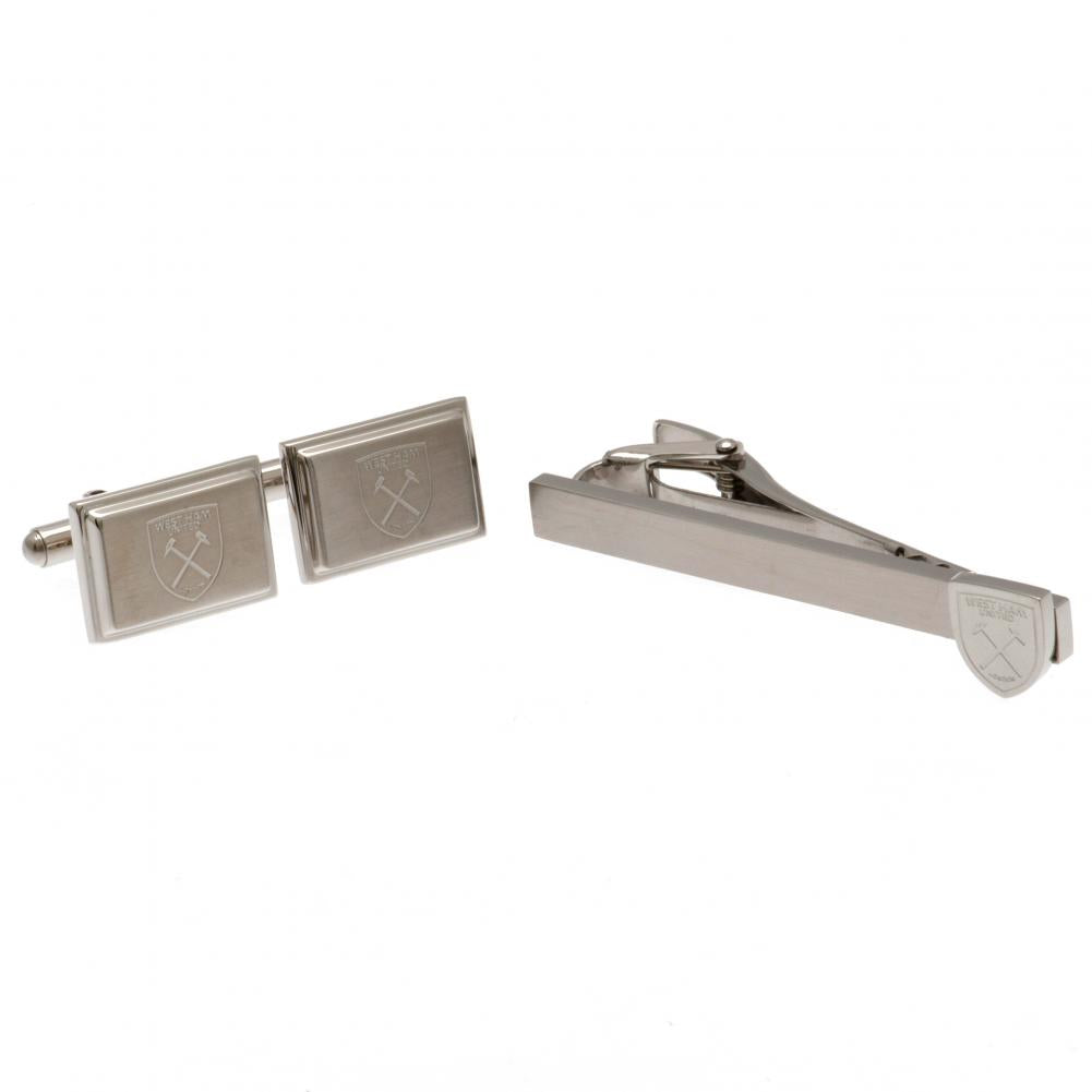 West Ham United FC Tie Slide & Cufflink Set - Cufflinks & Tie Slides at Gift Moments