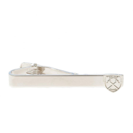 West Ham United FC Silver Plated Tie Slide - Cufflinks & Tie Slides at Gift Moments