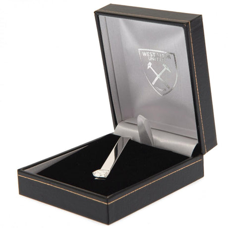 West Ham United FC Silver Plated Tie Slide - Cufflinks & Tie Slides at Gift Moments