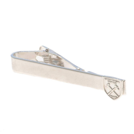 West Ham United FC Silver Plated Tie Slide - Cufflinks & Tie Slides at Gift Moments