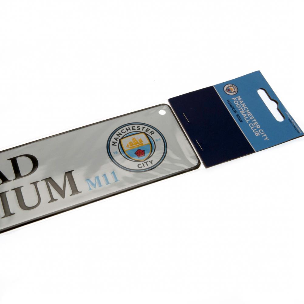 Manchester City FC Window Sign - Signs & Plaques at Gift Moments