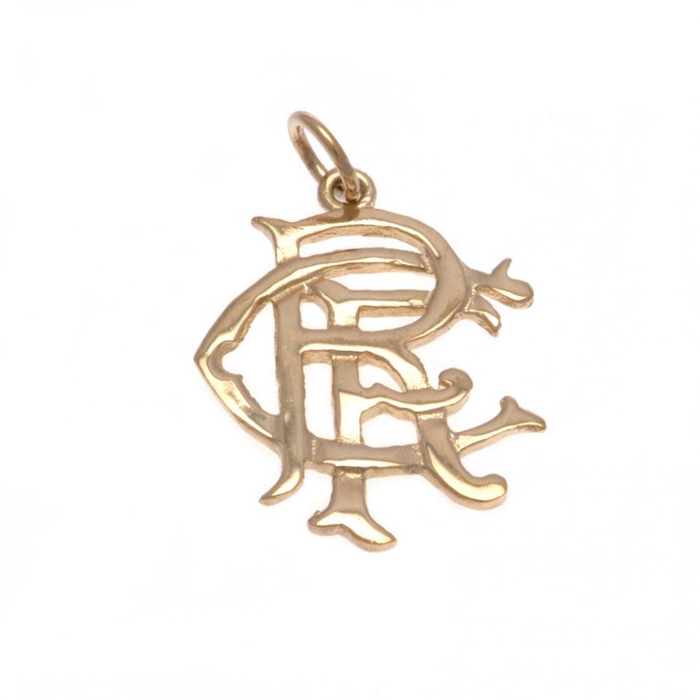 Rangers FC 9ct Gold Pendant Medium - Jewellery at Gift Moments