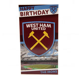 West Ham United FC Birthday Card - Greeting Cards at Gift Moments